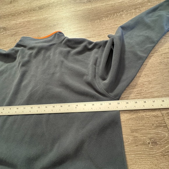 Life is Good‎ Jacket Mens Medium Gray Fleece 1/4 Zip Outdoor Lounge Sweatshirt - Picture 6 of 7